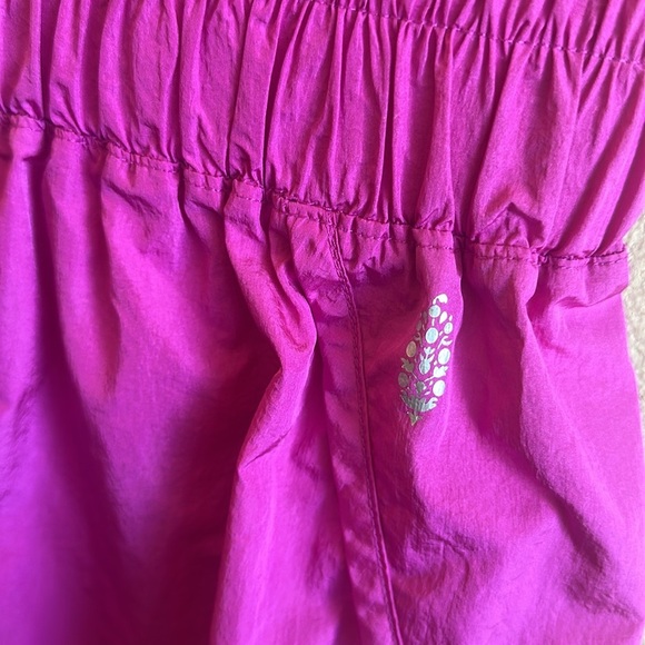 Free People Movement The Way Home Shorts Pink Pull On High Rise Womens Size L - Picture 3 of 11